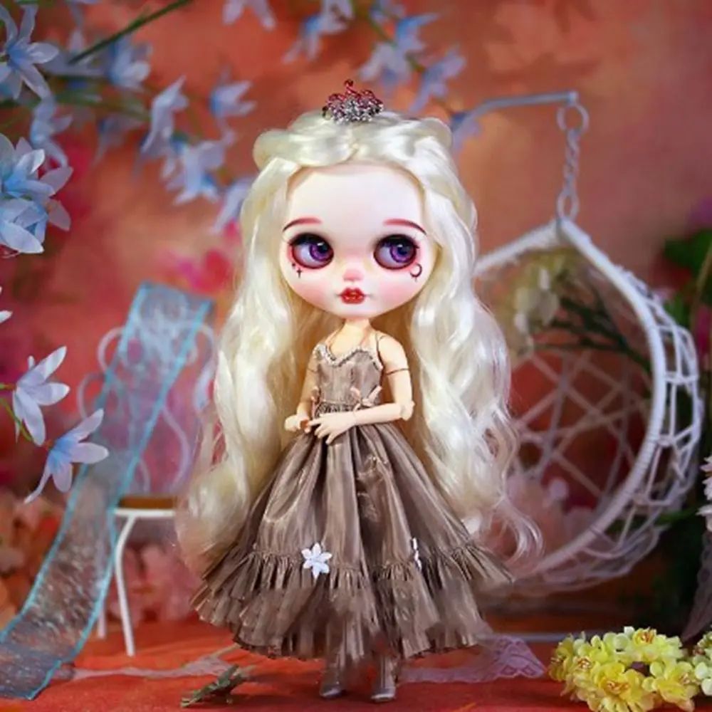 

Fashion Overalls Pants Mini Cute Shirt Beret Clothes DIY Accessories Princess Dresses Shorts for azone ob24 Dolls