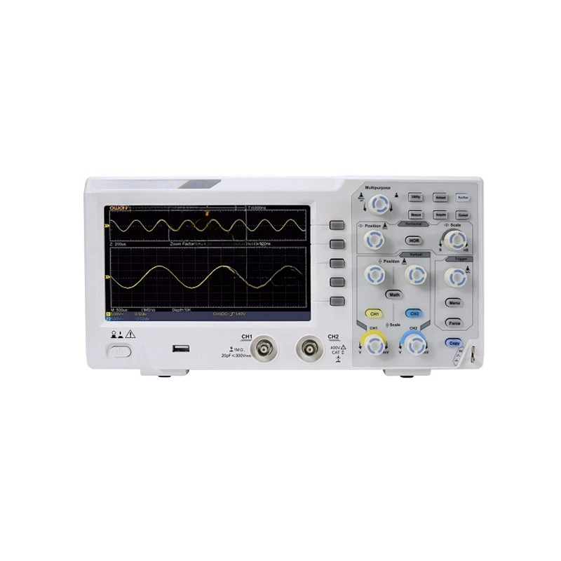 200M Digital Oscilloscope Sds1202 Dual-Channel Storage