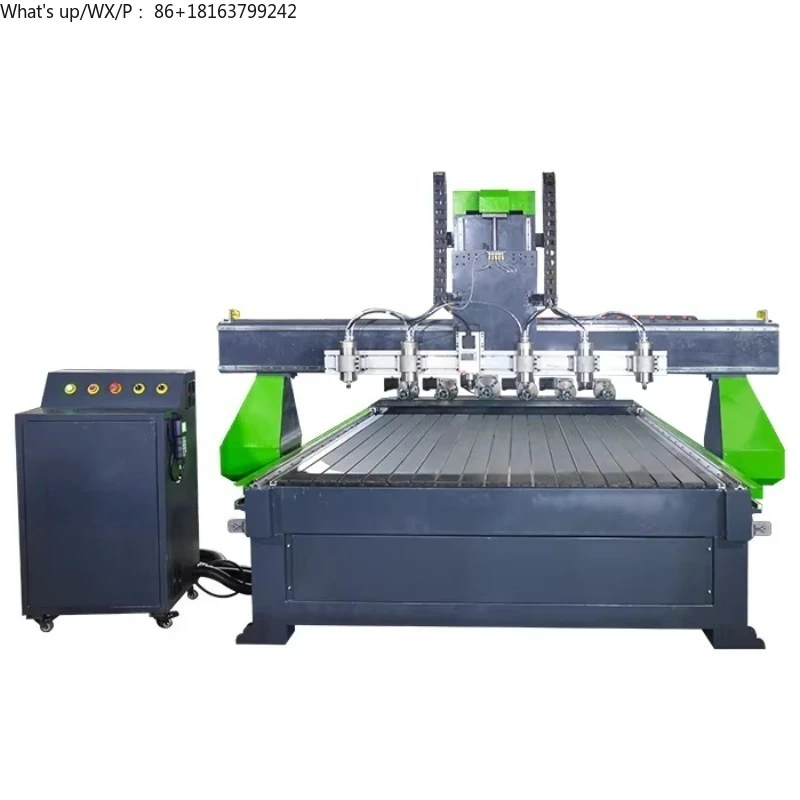 

High Performance 1325 Cnc 4th Axis Router Machine with Rotary and Multi-spindles for Wooden Furniture
