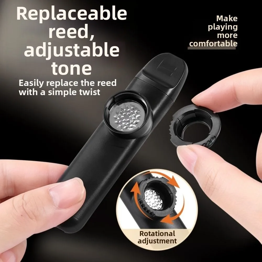 

Creative Kazoo Instrument Portable Professional Accompaniment Kazoo Lightweight Easy To Learn Musical Whistle Toy Music Lover