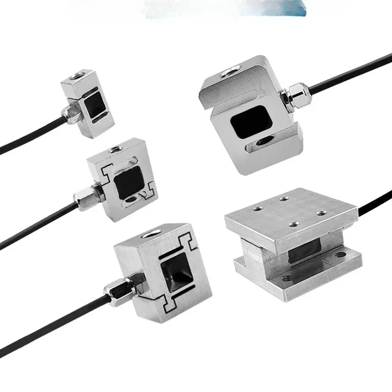 (1PC)Industrial automatic high-precision miniature S-type digital display weighing, tension, pressure and strain force sensor