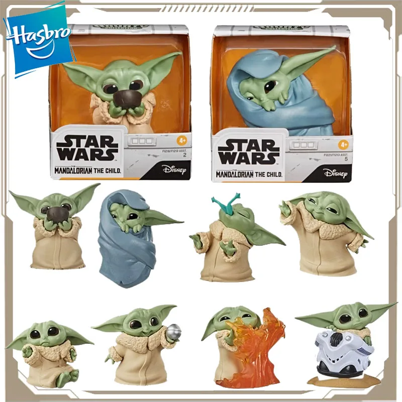

Hasbro Original Star Wars Anime Figure Yoda Baby Chifrog Modeling Action Figure Toys for Boys Girls Kids Christmas Gift Model