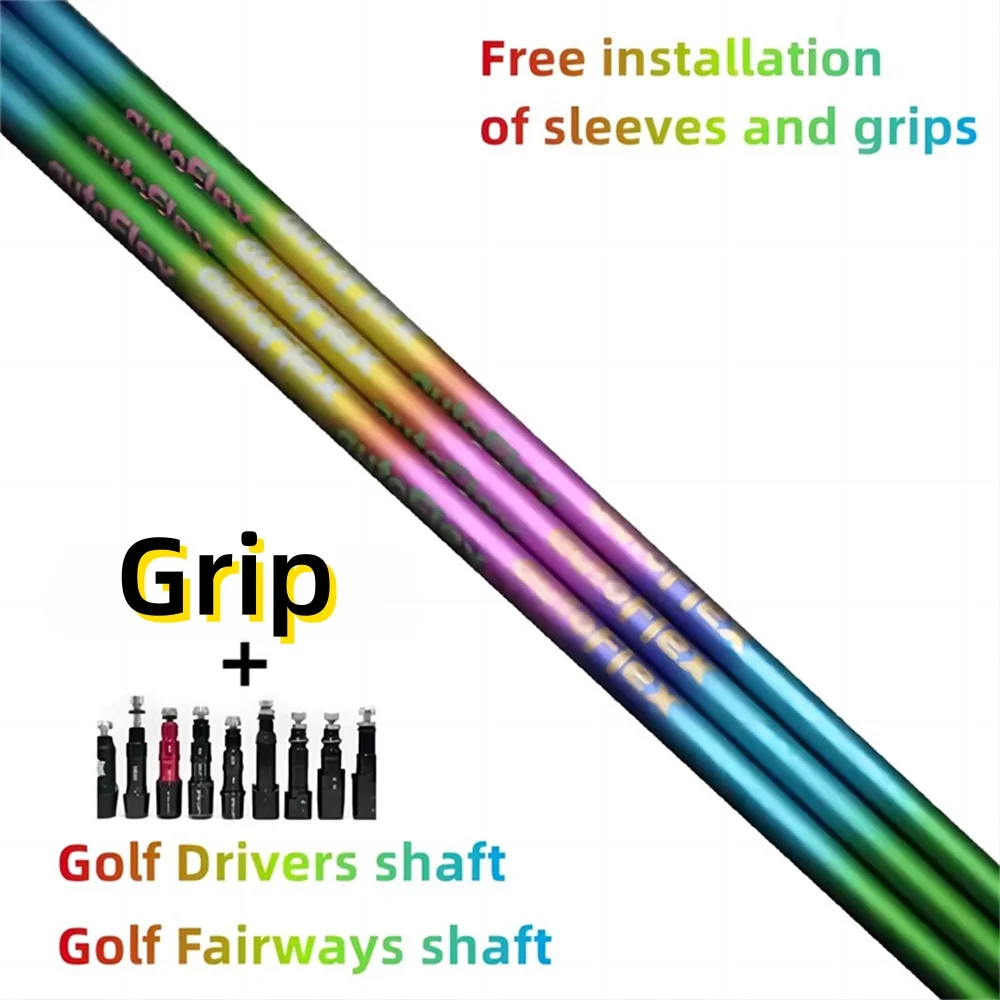 Grafite Golf Drivers Eixos, Eixo de madeira, Eixos Flex coloridos, Manga de montagem livre e aperto, SF405 SF505xx SF505 SF505x