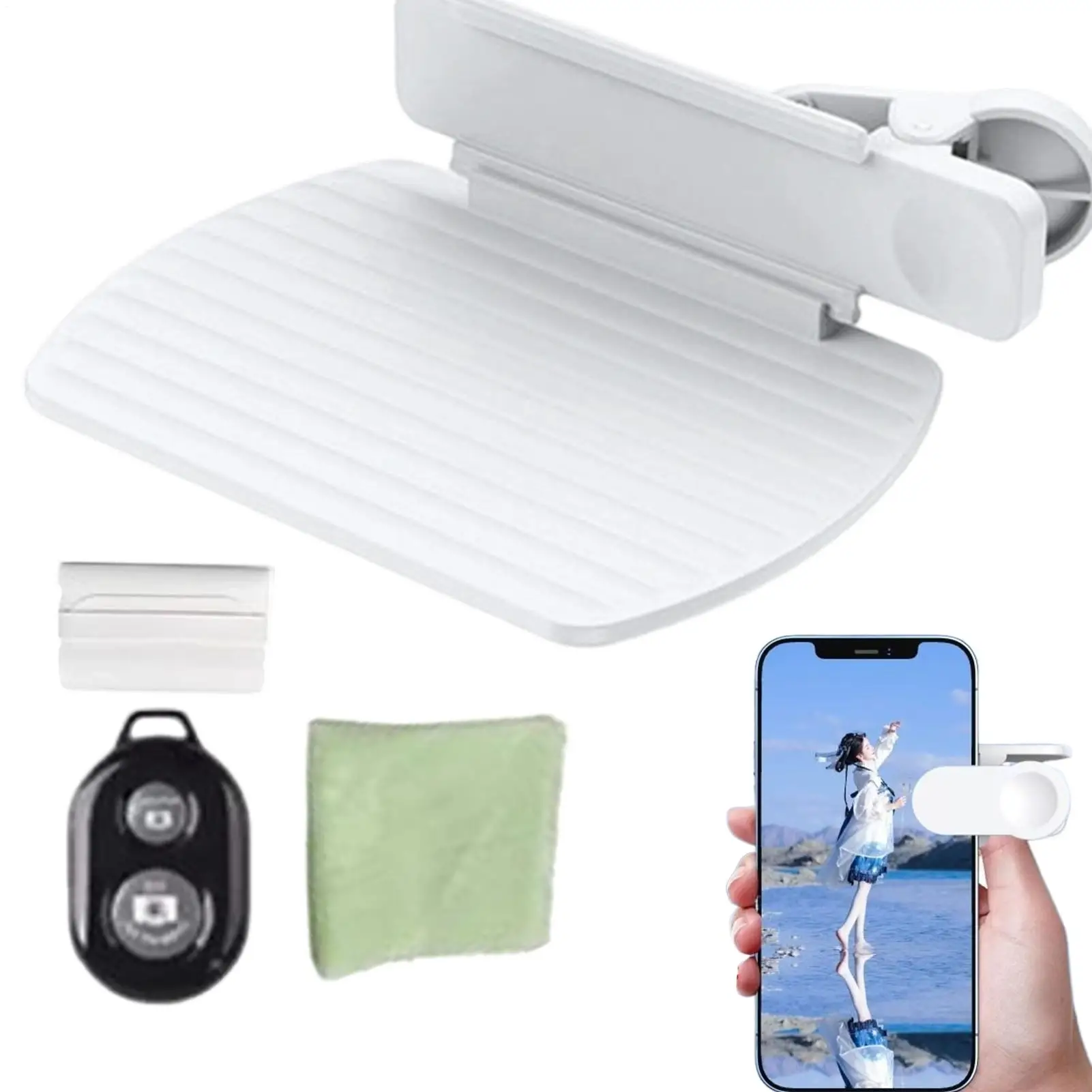 Sky Mirror Mobile Phone Reflection Shootings Smartphone Camera Mirror Reflection Clip Kit Vertical Horizontal Reflection Selfie