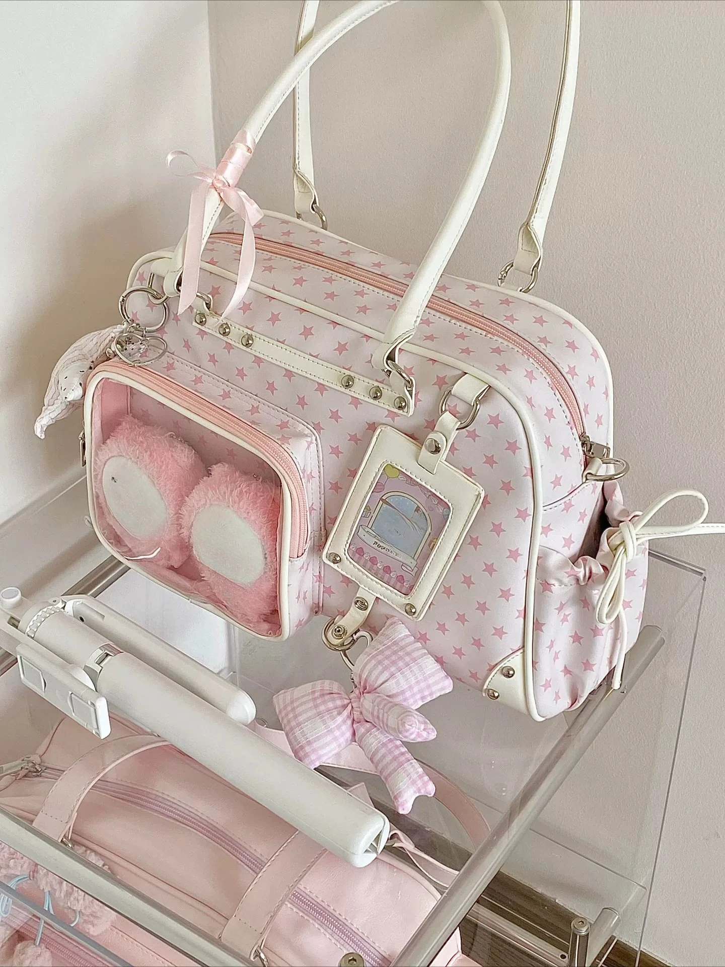 Japan Two-dimensional Comic Exhibition Lta Bag Star Chasing 10cm Baby Bag Small Card Hidden Compartment Shoulder Messenger Bag