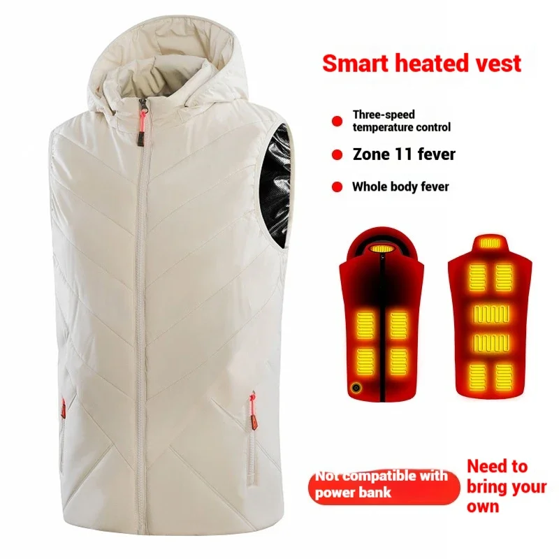 

New Intelligent Heating Suit Couple Outdoor Thermal Wear Electric Warm Coat Mens Womens Graphene Heating Vest