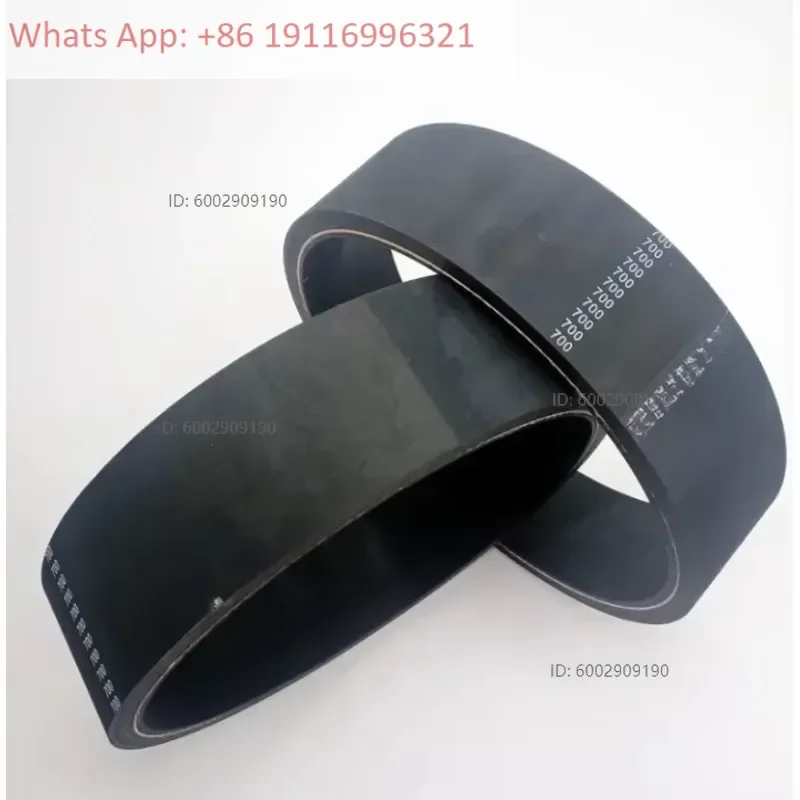 1000 rubber cable laying and pulling machine op-tical cable traction flat belt 700 830 1110 1280 customized products