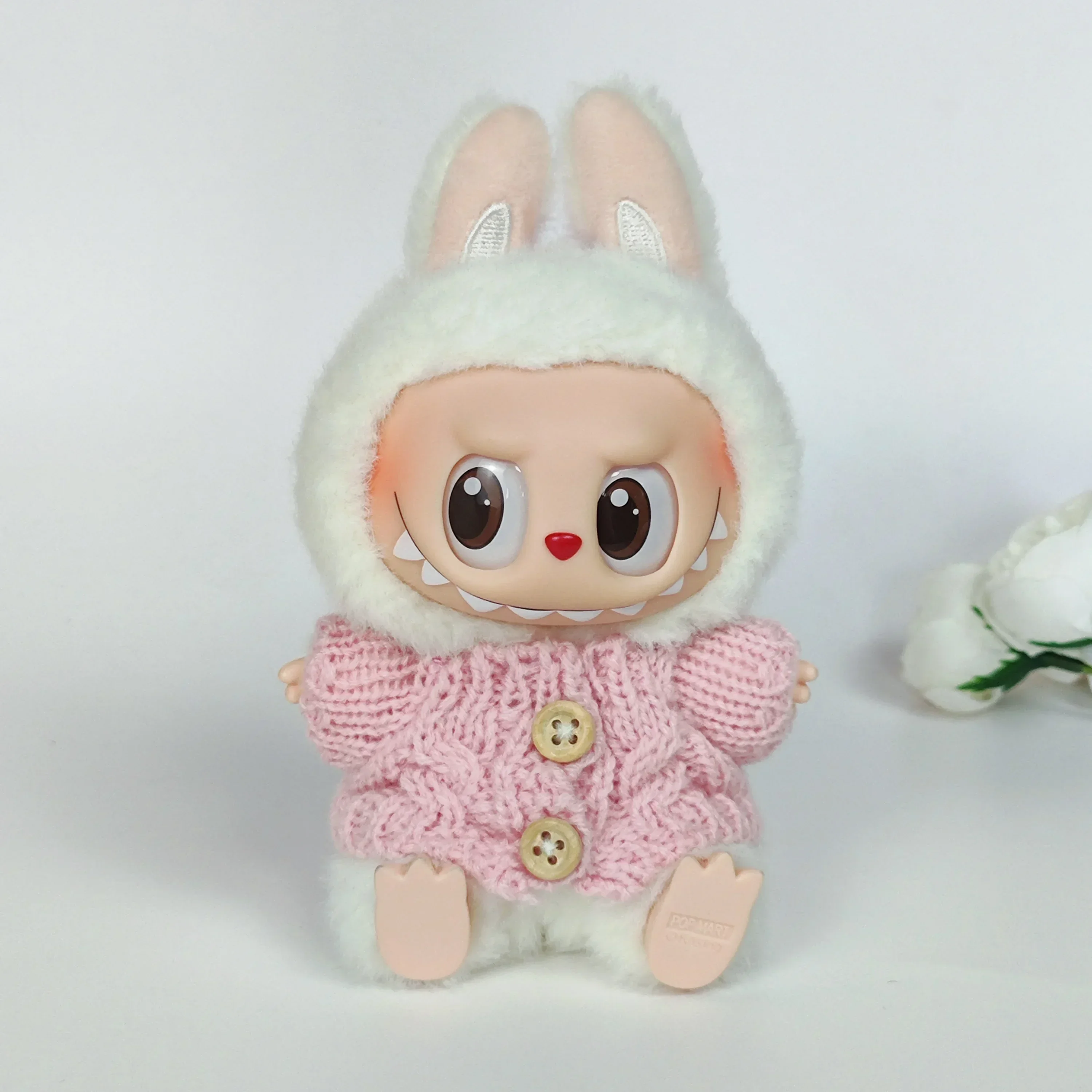 Labubu Doll Car Seat - Mini Cartoon Chair Decor | Cute Interior Styling Accessory for Collectors