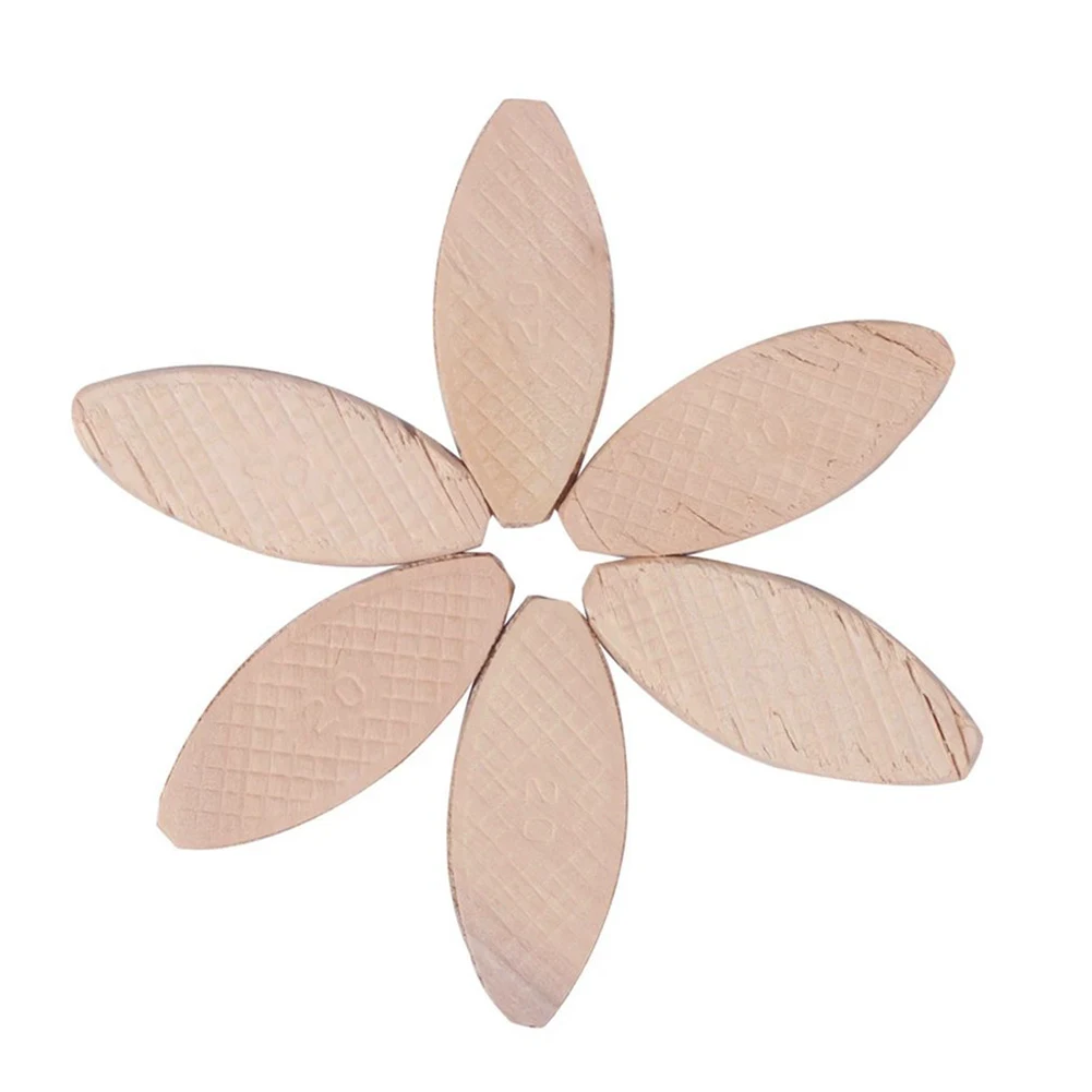 for Wood Joining Woodworking Crafting 100pcs Carpentry DIY Tenon Biscuit No. 0#/10#/20# Wooden Tenon Wood Board Docking Tool