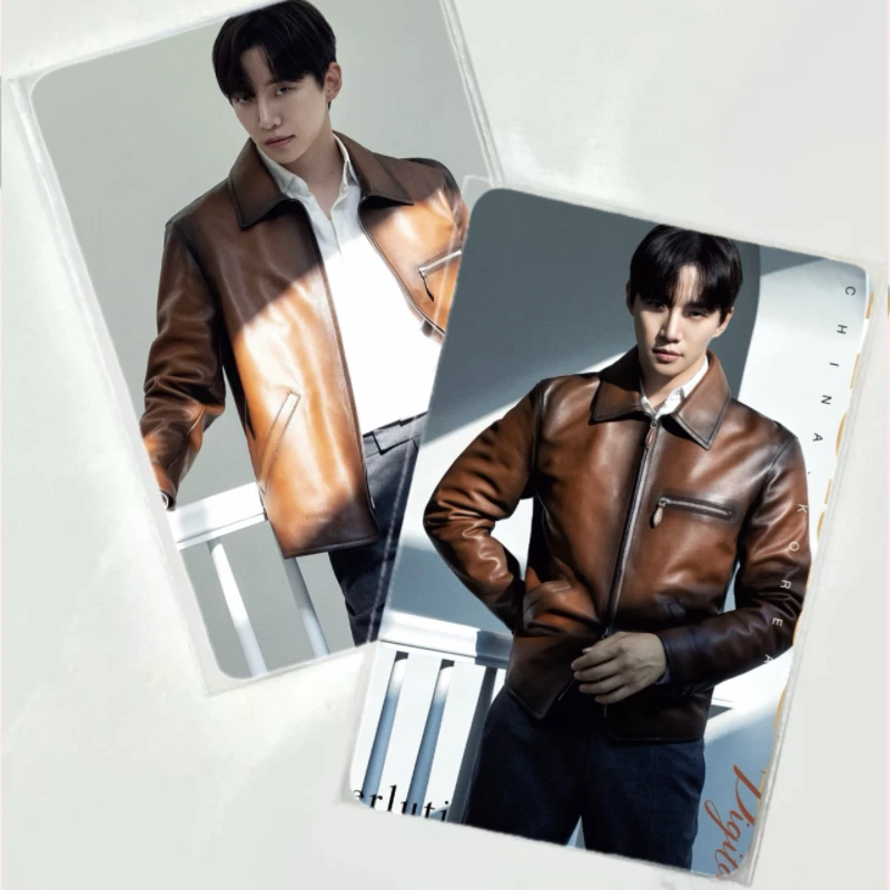 2 قطعة/مجموعة لا تكرار غلاف مجلة Lee Junho ملصق الكورية التلفزيون تايفون الأسرة الدراما ستيلز صور بطاقات مطبوعة على الوجهين #6