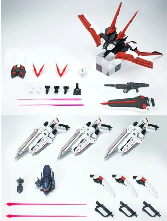 

Hot In Stock Anime Mbf-P02 Spot Ew1/100 Mg Hirm Red Alien Flying Backpack King Of Swords Red Dragon Accessory Pack Toys Gifts