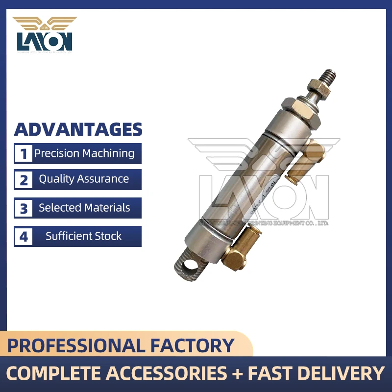 

LAYON Original 1PC Heidelberg Pneumatic Cylinder G4.334.010 D16 H25 Replacement for Multiple Models SM52 CD102 CX102