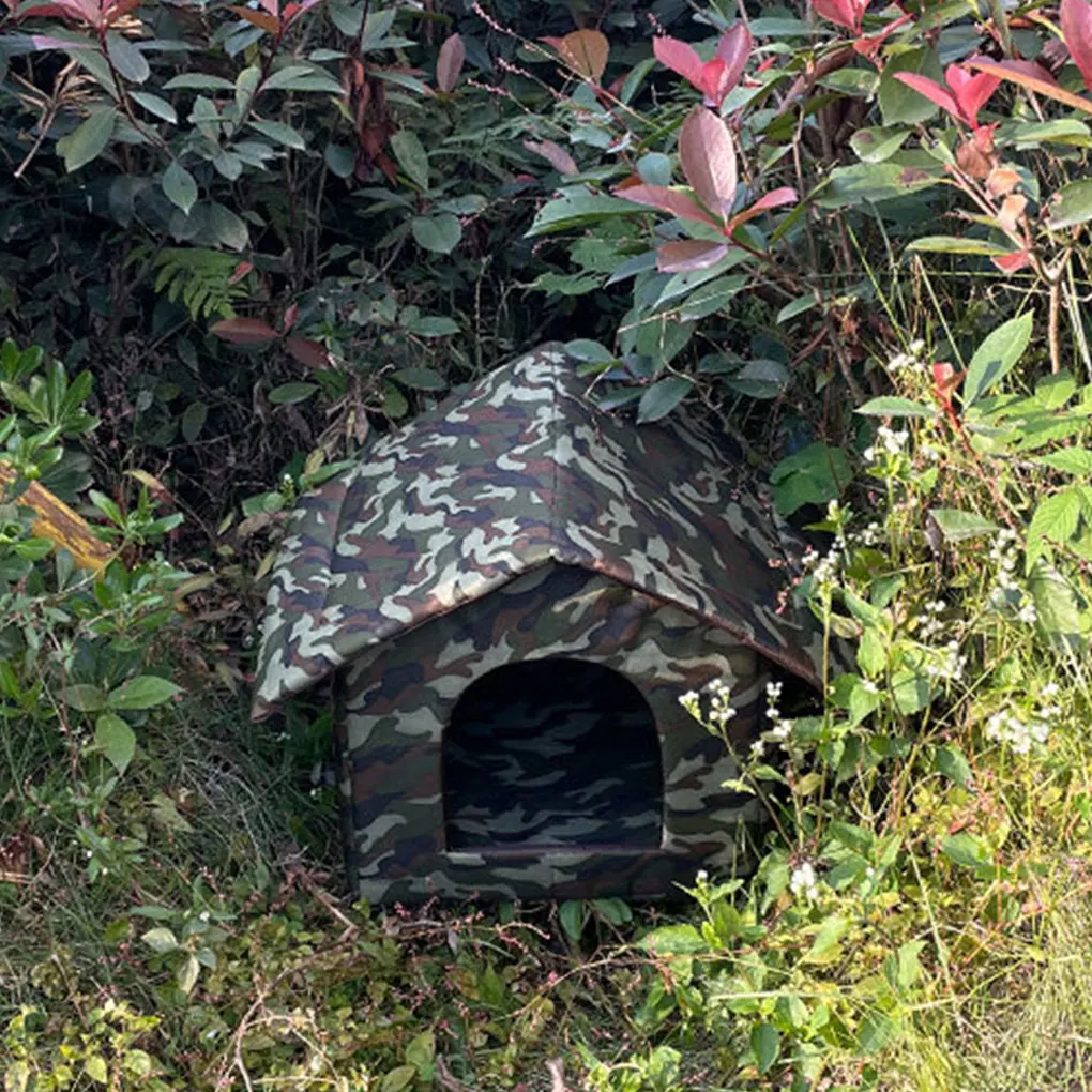 OxfordCloth Casa para gatos Costuras finas y sin desformación Sin hilos sueltos Textura suave y no destiñe negro L: 45*43*40 cm