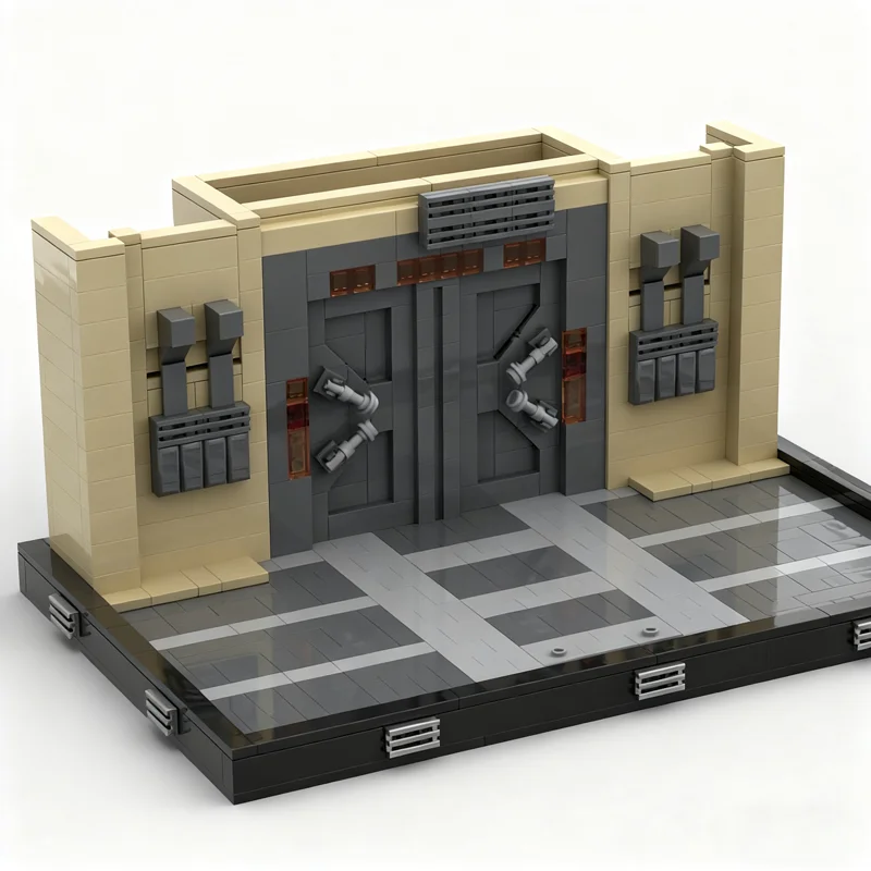 699 stücke MOC Duel The Fates Diorama Star Battle Modell Bausteine Bau Weihnachten Geschenke Spielzeug Idee Bildung Ziegel