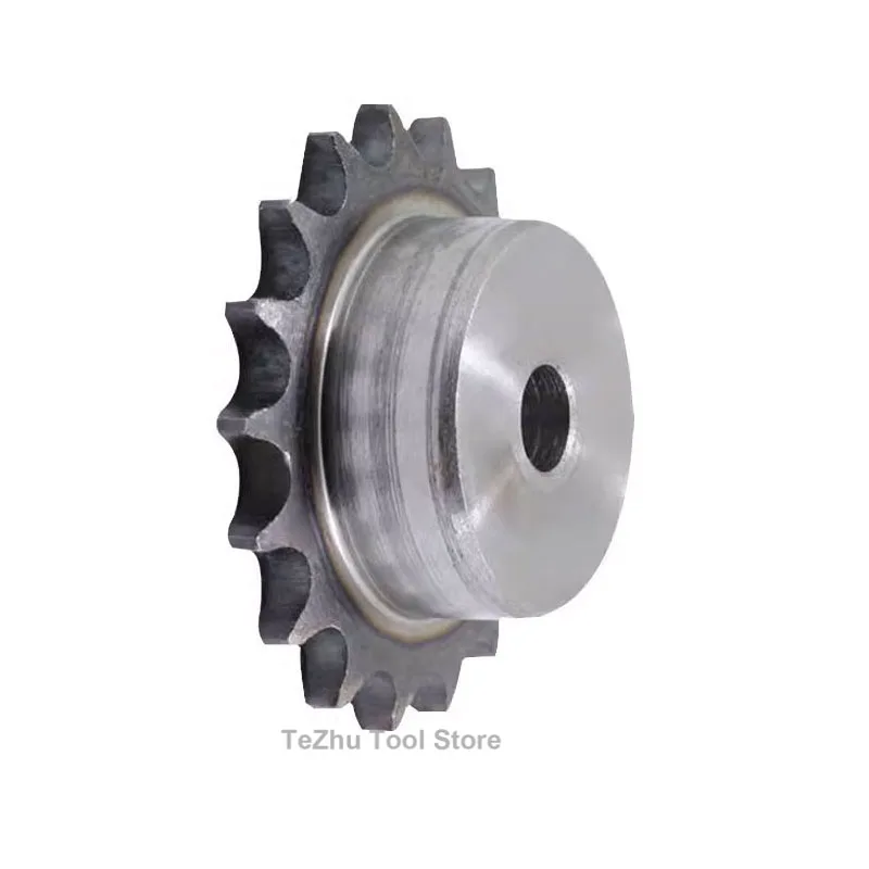 1Pcs Industrial 08B Sprocket Wheel 10 Teeth To 60 Teeth Pitch 12.7mm Process Hole