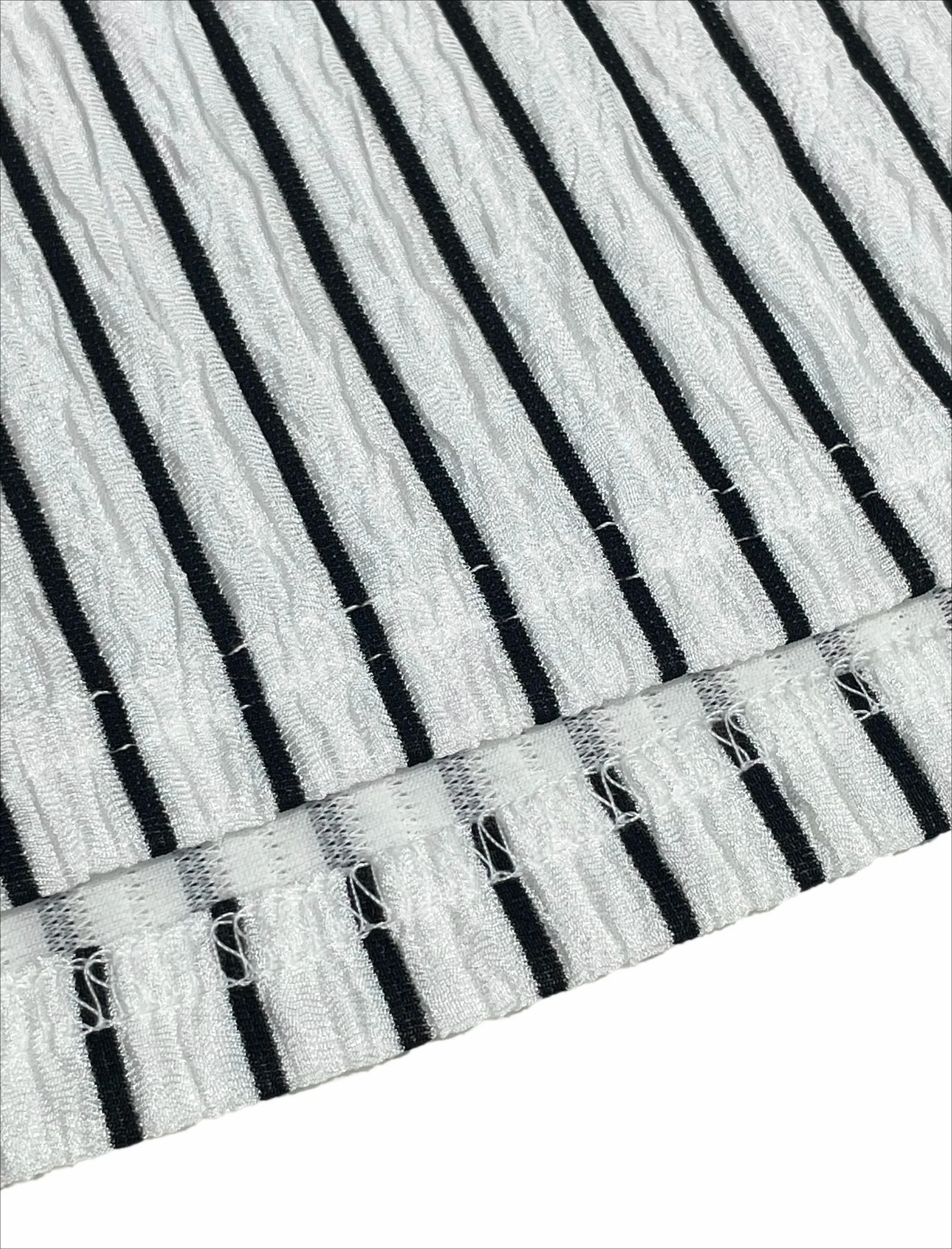 Women's Striped Knit Long Sleeve Dress, Waist Cut Out Tie Design, Slim Fit Elegant Fall & Winter Fashion