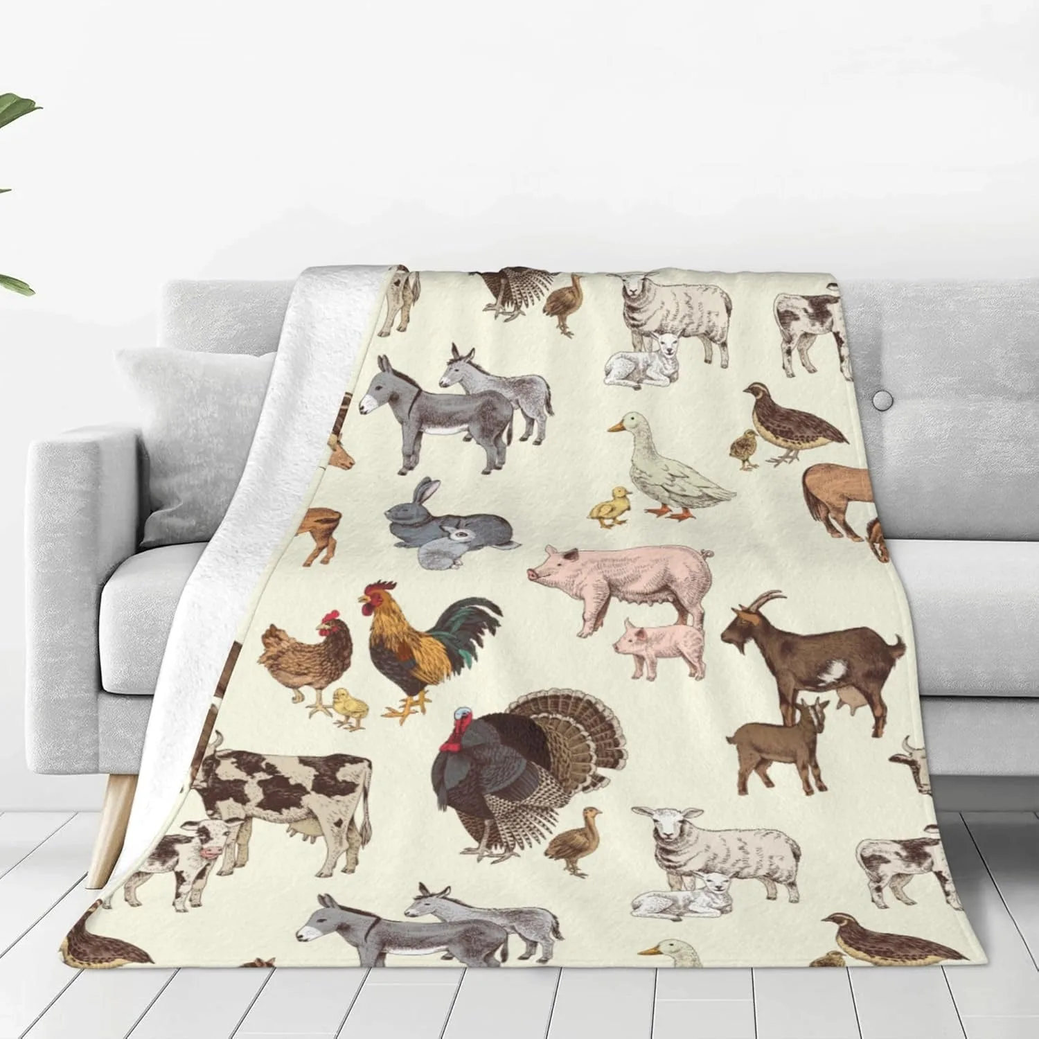 Manta com estampa de gatos para crianças, manta de flanela para cama, sofá, viagem, camping, super macia, aconchegante, animais