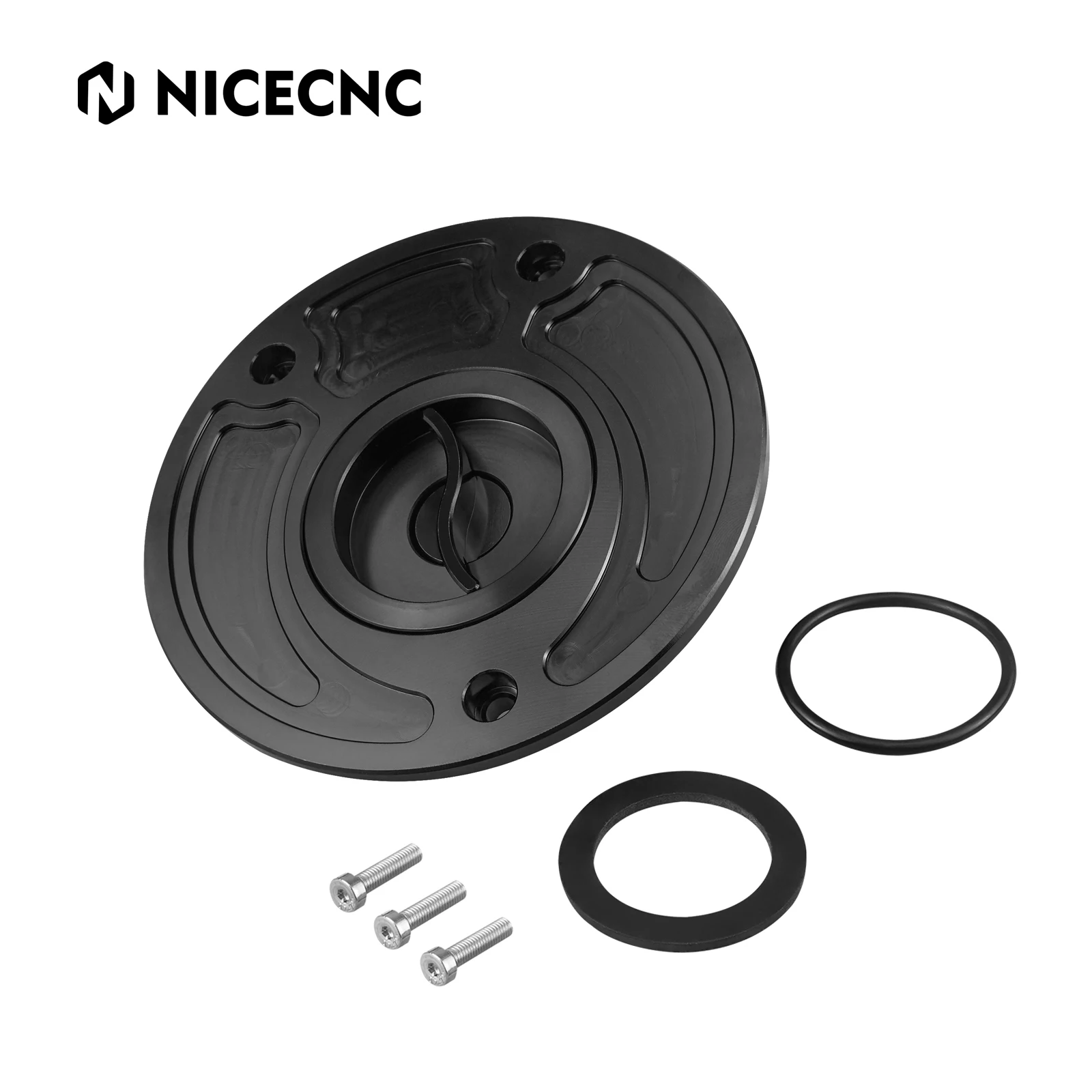 Motorcycle Keyless Gas Fuel Tank Cap Cover for Kawasaki Z1000 Ninja ZX-6R ZX6R ZX-6RR 636 ZX-9R ZX9R ZZR600 ZRX1200R ZZR1200