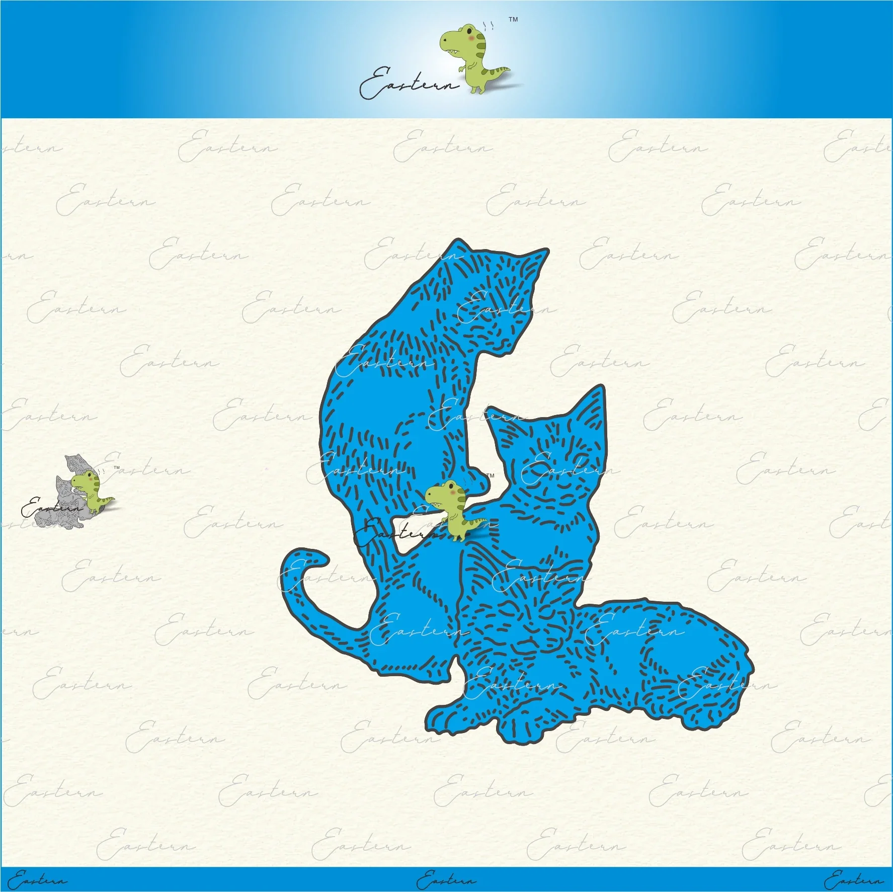 

Cute Kittens Die Set metal cutting die 2023 new DIY molds Scrapbooking Paper Making die cut crafts Printed Sheet