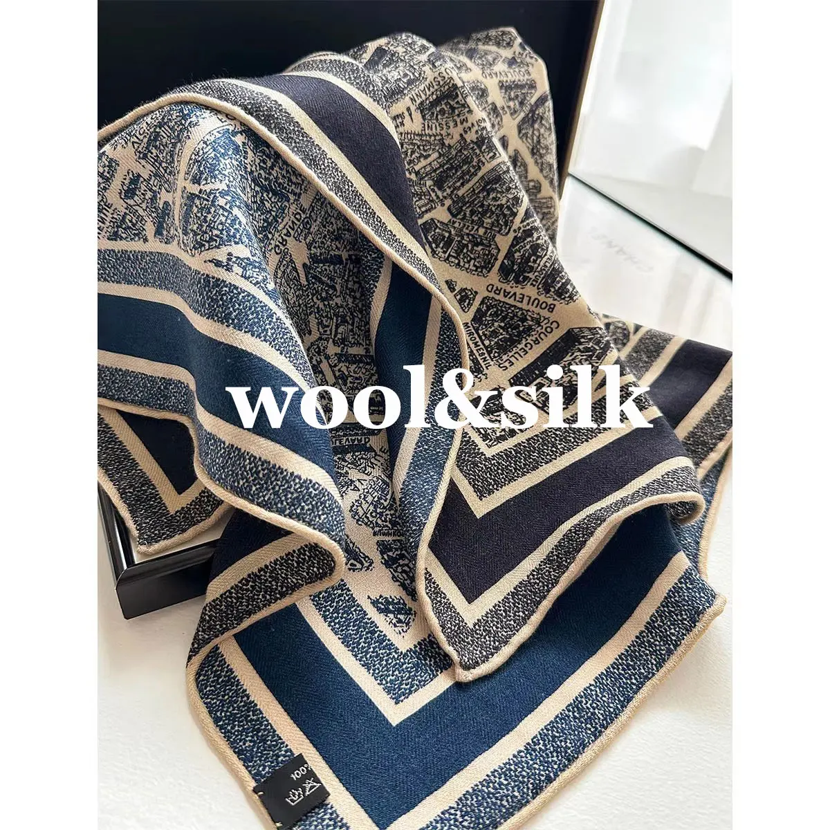 

82% шерсть, 18% натуральный шелковый шарф, женские шали, платки, новые шарфы высокого качества, пашмина, женский хиджаб, бандана, буфанда, пончо