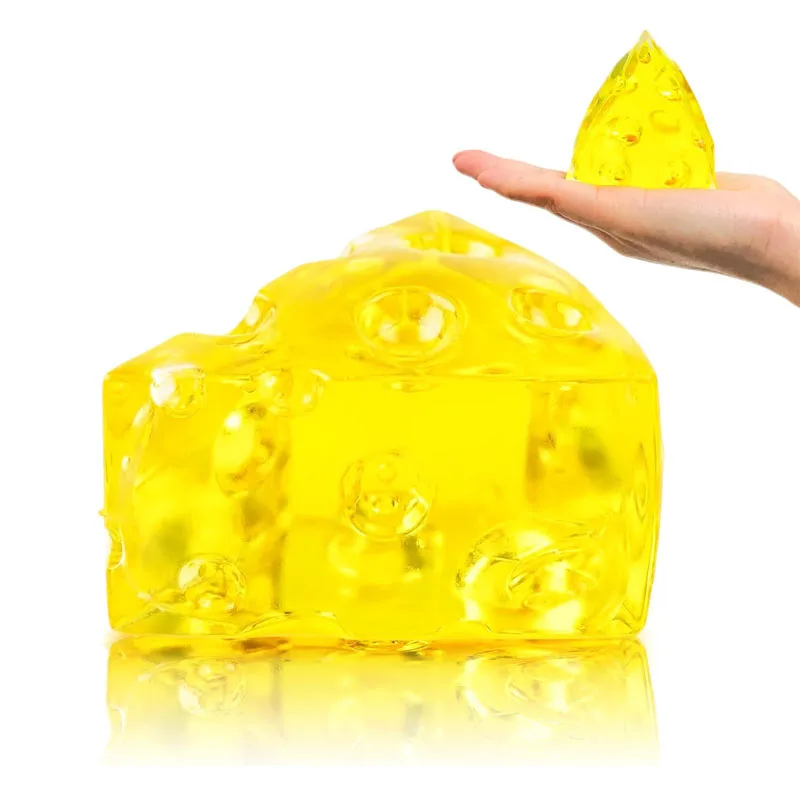 Maltose Cheese Squishy Squeeze Stress Balls Fidget Toys Anxiety ADHD Soft Slow Rising Sensory Ice Cube Gifts For Adults & Kids