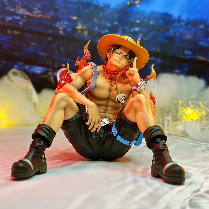 

One Piece Ace аниме экшн-фигурки четыре императора белая борода Пираты капитан манга коллекционные модели игрушки подарок на день рождения