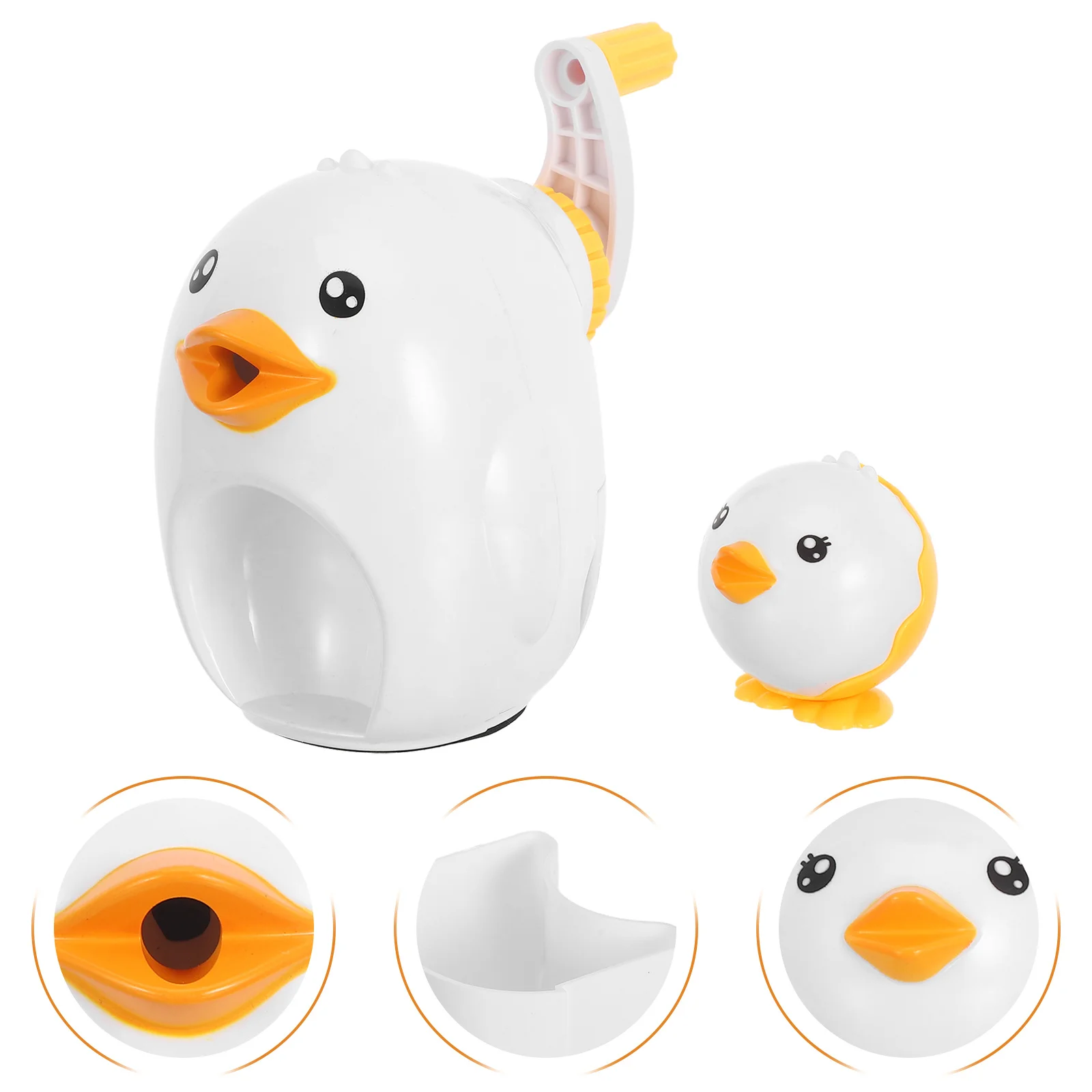 

Pencil Sharpener White Creative Kids Stationery Practical Tool For School Writing Drawing Cute Desk Ornament Students