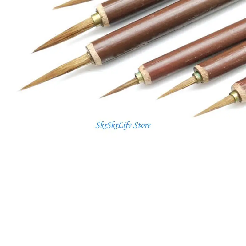 E65E Brush Pens Pack of 3 Chinese Painting Brush Beginner