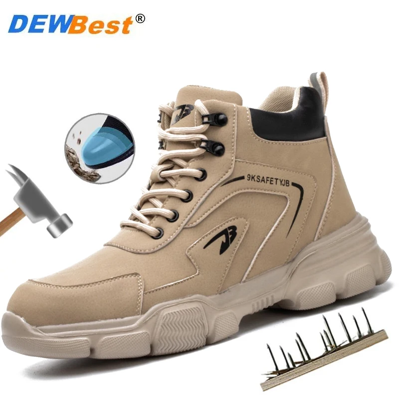 

Four season men's anti smashing, anti piercing, waterproof, lightweight safety shoes, anti slip work shoes wholesale