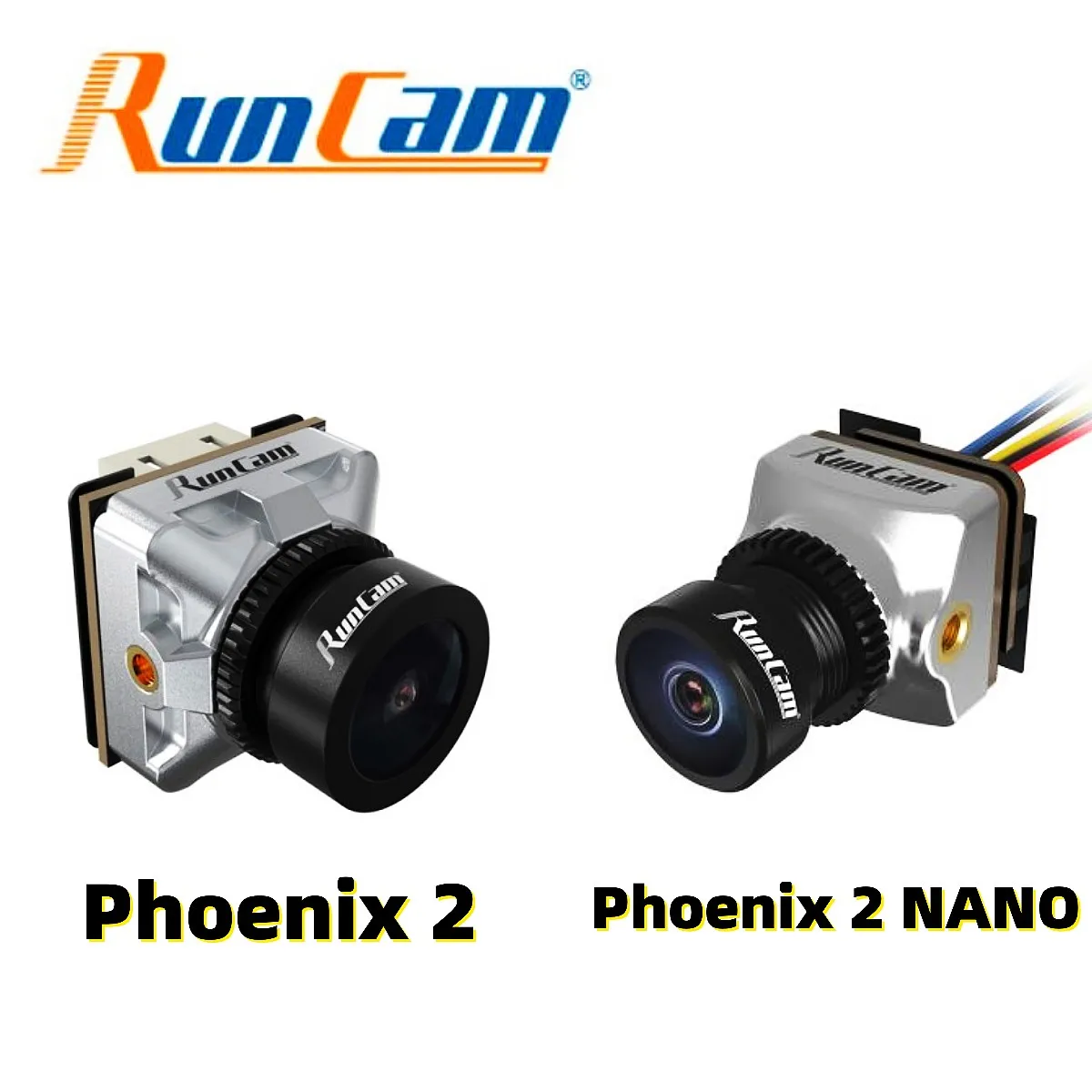 RunCam Phoenix2 Phoenix 2 nano  FPV Camera Micro 19x19 / Nano 14x14 1000TVL 2.1mm 16:9/4:3 PAL NTSC Switchable For Rc FPV Drones