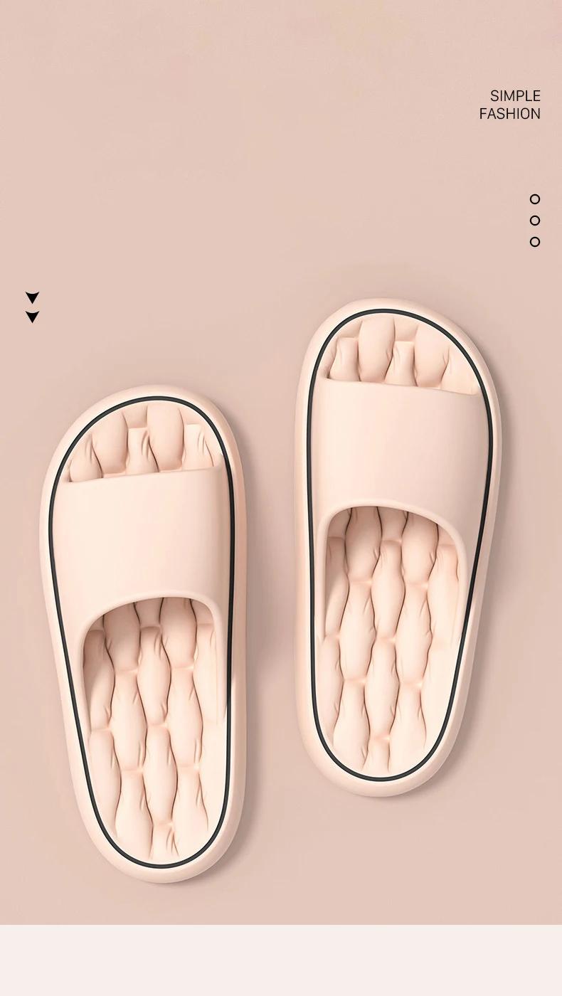 Superleichte weiche Hausschuhe, einfache Mode-Slides, elastische EVA-Schuhe, bunte Turnschuhe in der Tür, Badezimmer-Flip-Flops – Detail 3