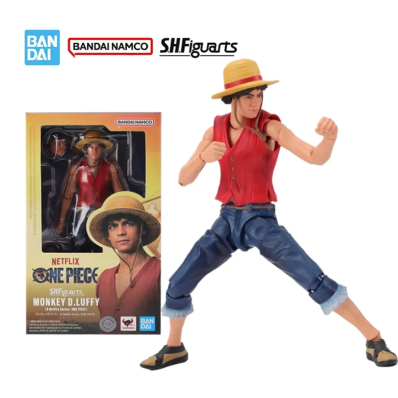 

Оригинальная фигурка Bandai, цельная модель сезона 1, комплект SHF Monkey D. Luffy, коллекция, экшн-фигурка, модель, игрушки для мальчиков, подарки