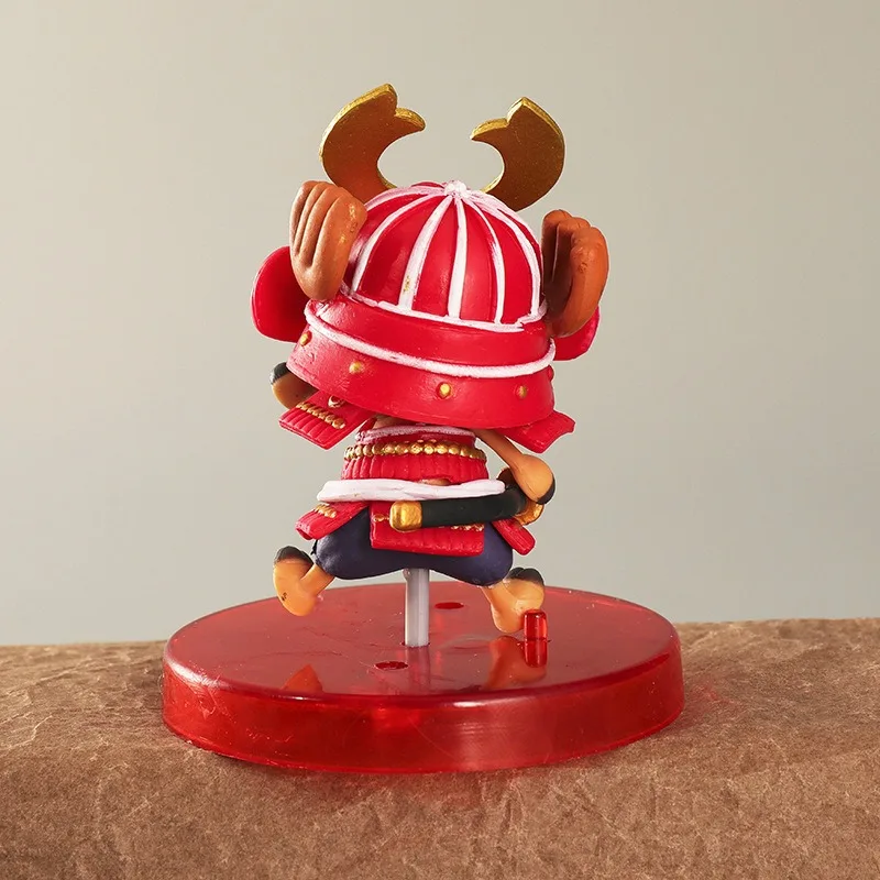 Bandai 7 centimetri Anime One Piece Rufy Chopper Figura Samurai vestito Figurine Action Figurine PVC Modello Collezione di Bambole Giocattolo Regalo Per Bambini