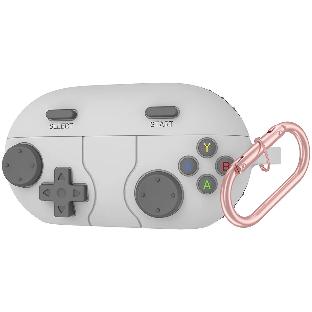 Silicone Protective Case for Beats solo buds case,anti drop Creativity 3D game console button design Case for Beats solo buds