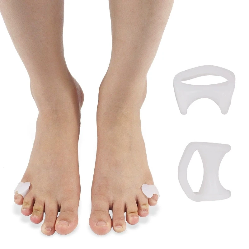 

1/5/10Pairs Silicone Toe Separator Finger Feet Care Protector Gel Toe Orthopedic Bunion Hallux Valgus Corrector Pedicure Spacer