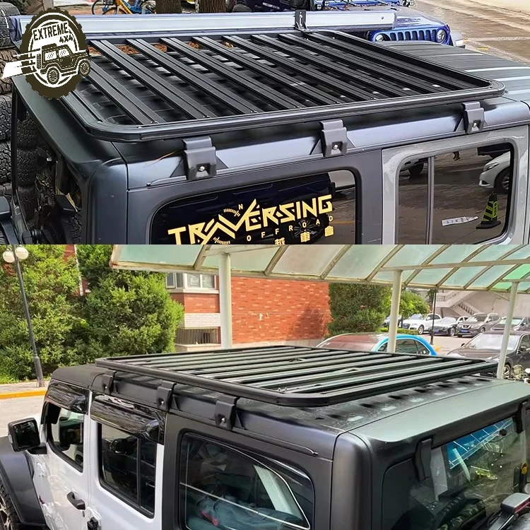 

4X4 Off Road Aluminum Alloy Roof Rack Platform Cargo Carrier Car Roof Racks Jeep Wrangler Rubicon Roof Rack
