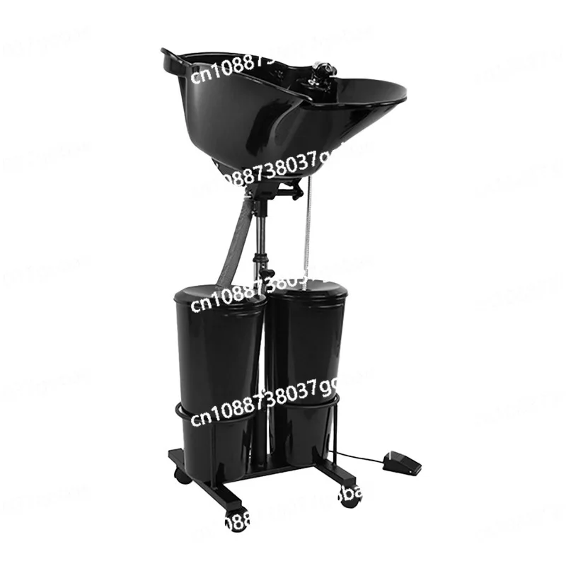 

Трансграничный салон, передвижная портативная вертикальная раковина для шампуня, электрический насос с двойным ведром, легкая раковина для парикмахерской