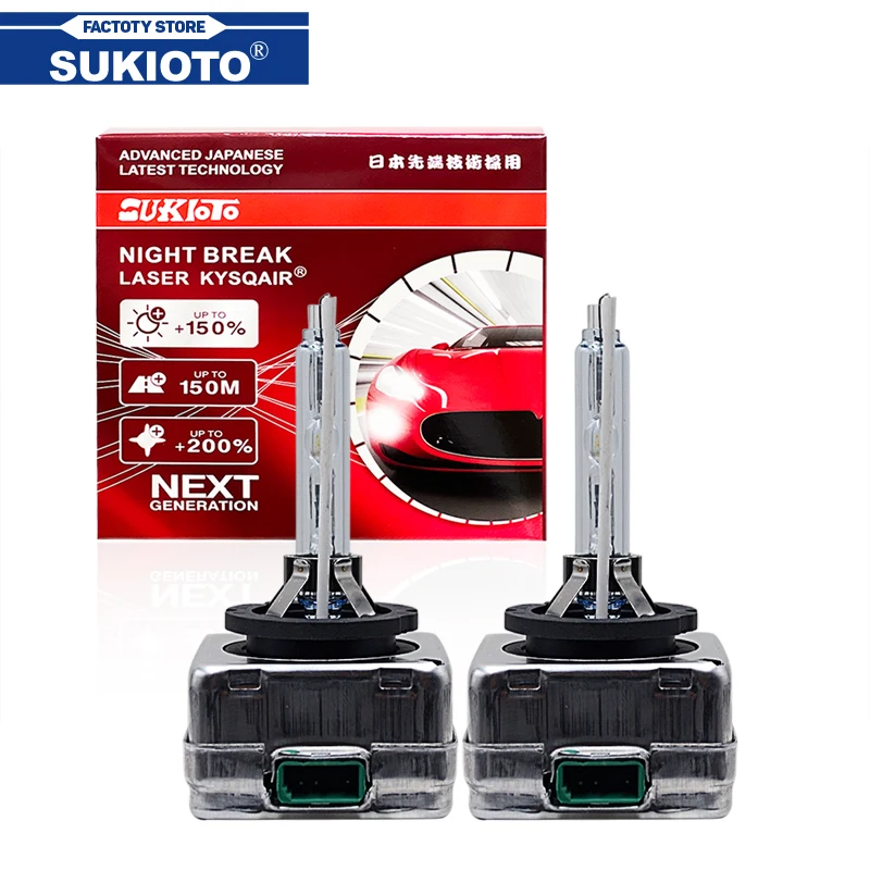 

2PCS SUKIOTO GENUINE JAPAN 66340 D3S HID Bulb 35W D1S Xenon Headlight Lamp 55W D3S Car Headlamp Lights For BMW Audi A3 A5 A6 A4