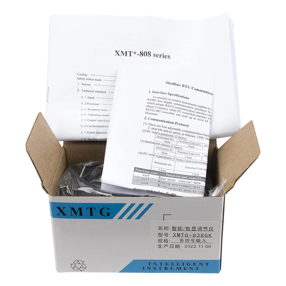 XMTG-8 RS485 modbus interface ramp soak digital temperature controller relay SSR 0-22mA SCR output (not include SSR SCR)