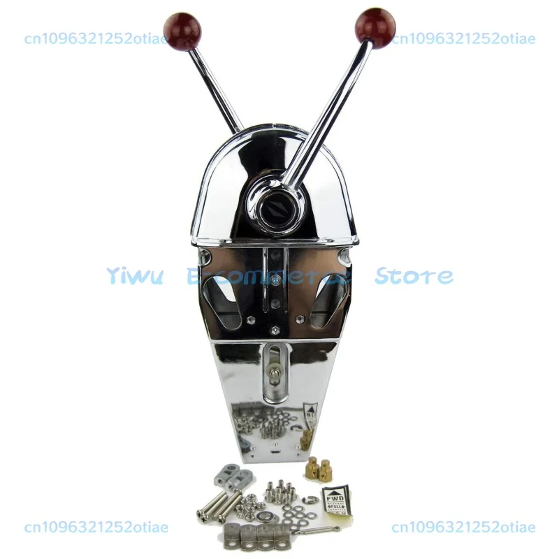 MT2 MT3 Single /Double Engine Control Universal Boat Dual Lever Throttle Control Replacement Marine Boat Top Mount Zinc Alloy