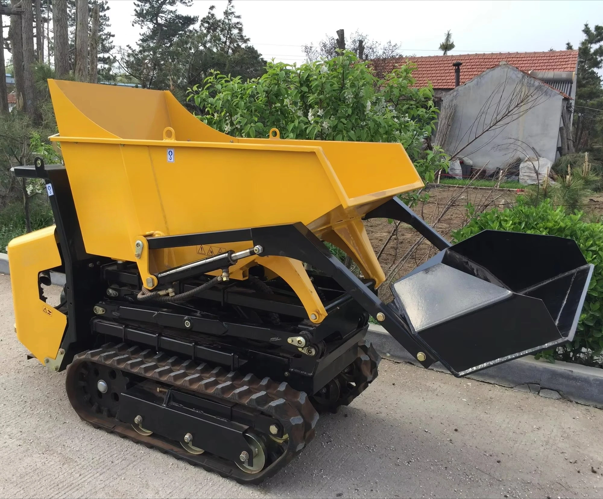 Macchinari Barrow elettrico Mini Dumper Carriola
