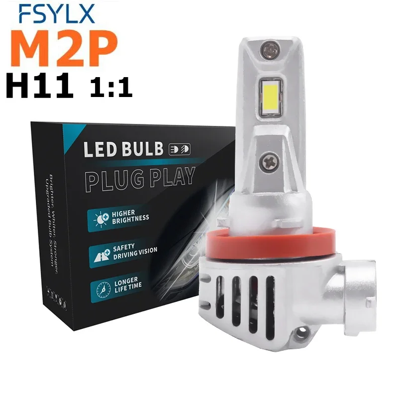 H11 Led Headlight kit M2P Fog Light H11 9005 HB3 9012 H4 H7 Car LED Lamp LED Headlights Bulb