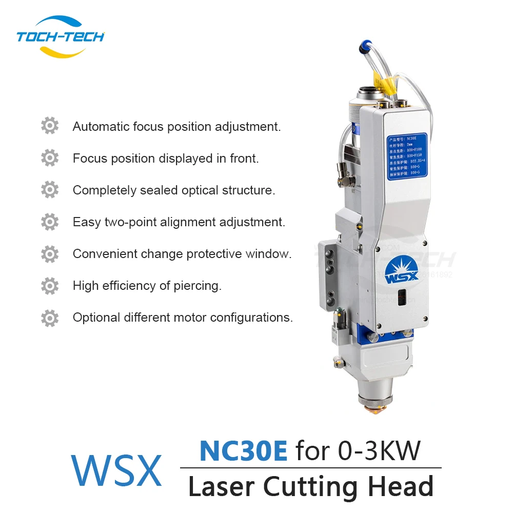 Fiber Lase Parts WSX NC30E Laser Cutting Head QBH Connector For 0-3000W