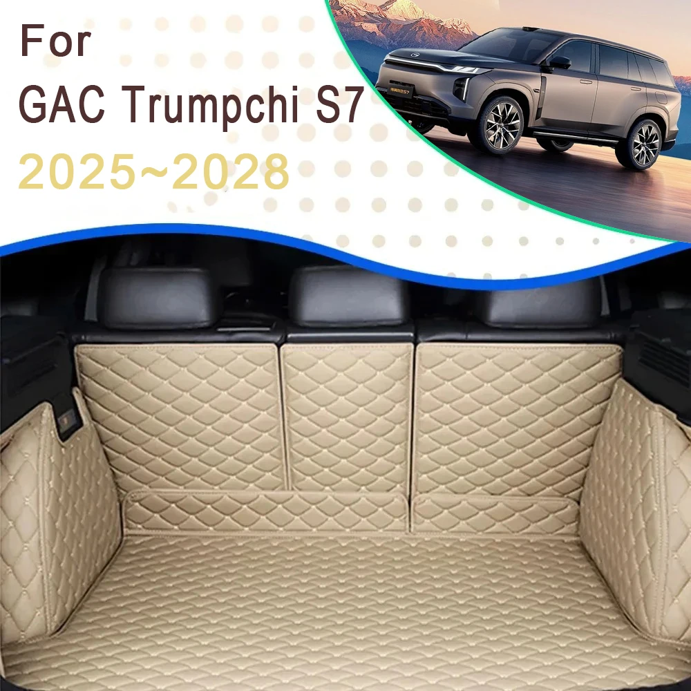 

Car Rear Trunk Mats For GAC Trumpchi S7 Xiangwang S7 2025 2026 2027 2028 Waterproof Mats Storage Pads Carpets Auto Accessories
