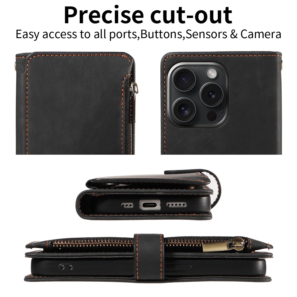 Custodia in pelle PU per Redmi Xiaomi POCO X3 X4 GT X5 M3 C61 11T 12 13T PRO 14 Flip con slot per schede Custodia a portafoglio con cerniera