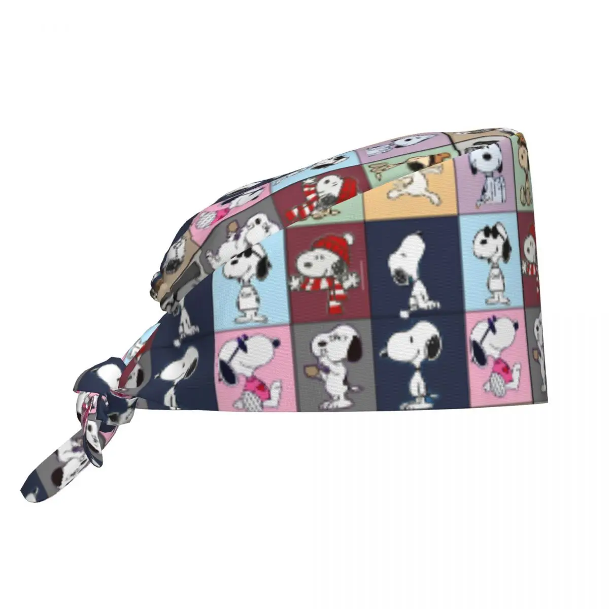 

Snoopy Tour Operator, хирургические шапочки для кормления, мультяшная медсестра, стоматолог, спа, рабочие шапки, винтажная кепка унисекс Скраб-шляпы
