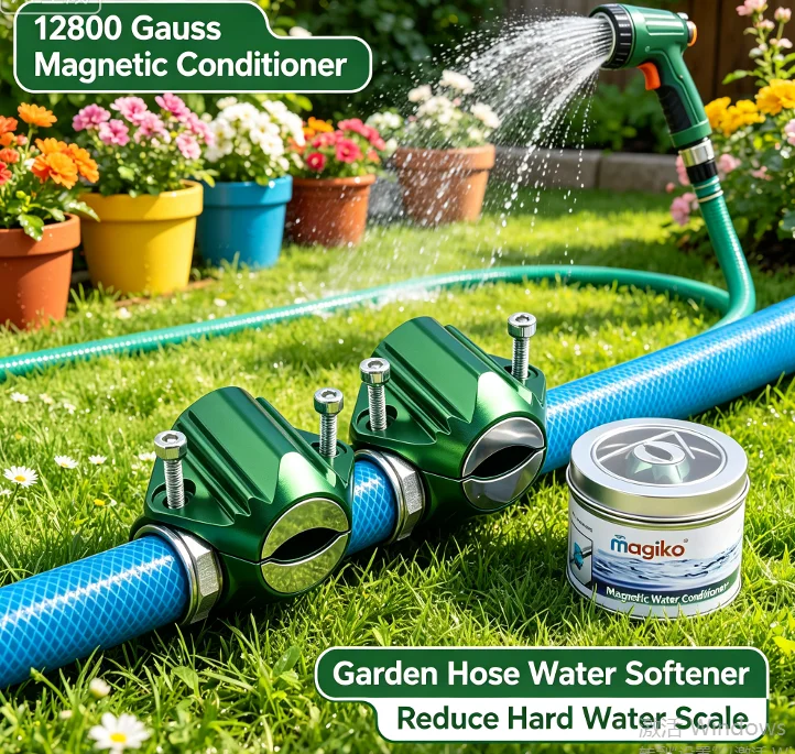 High Energy 12800G Magnetic Water Softener Conditioner Limescale Remover for Farm Irrigation System Household Plumbing Descaling