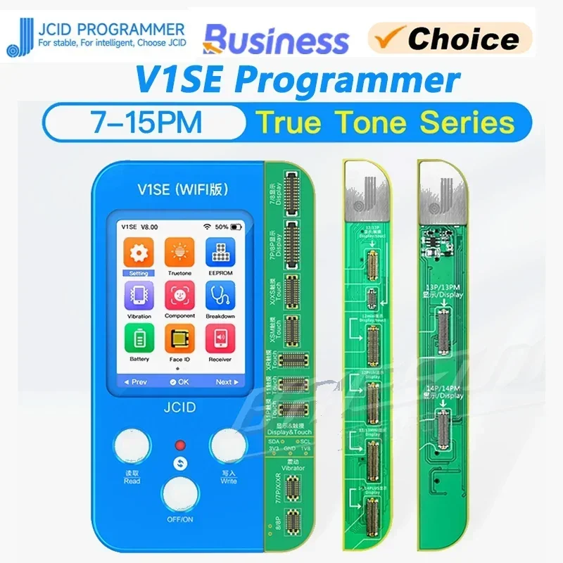 JCID V1SE Programmer Screen Sensitization Converter for IPhone 7 8 X 11 12 13 14 15 Pro Max LCD True Tone Original Color Repair