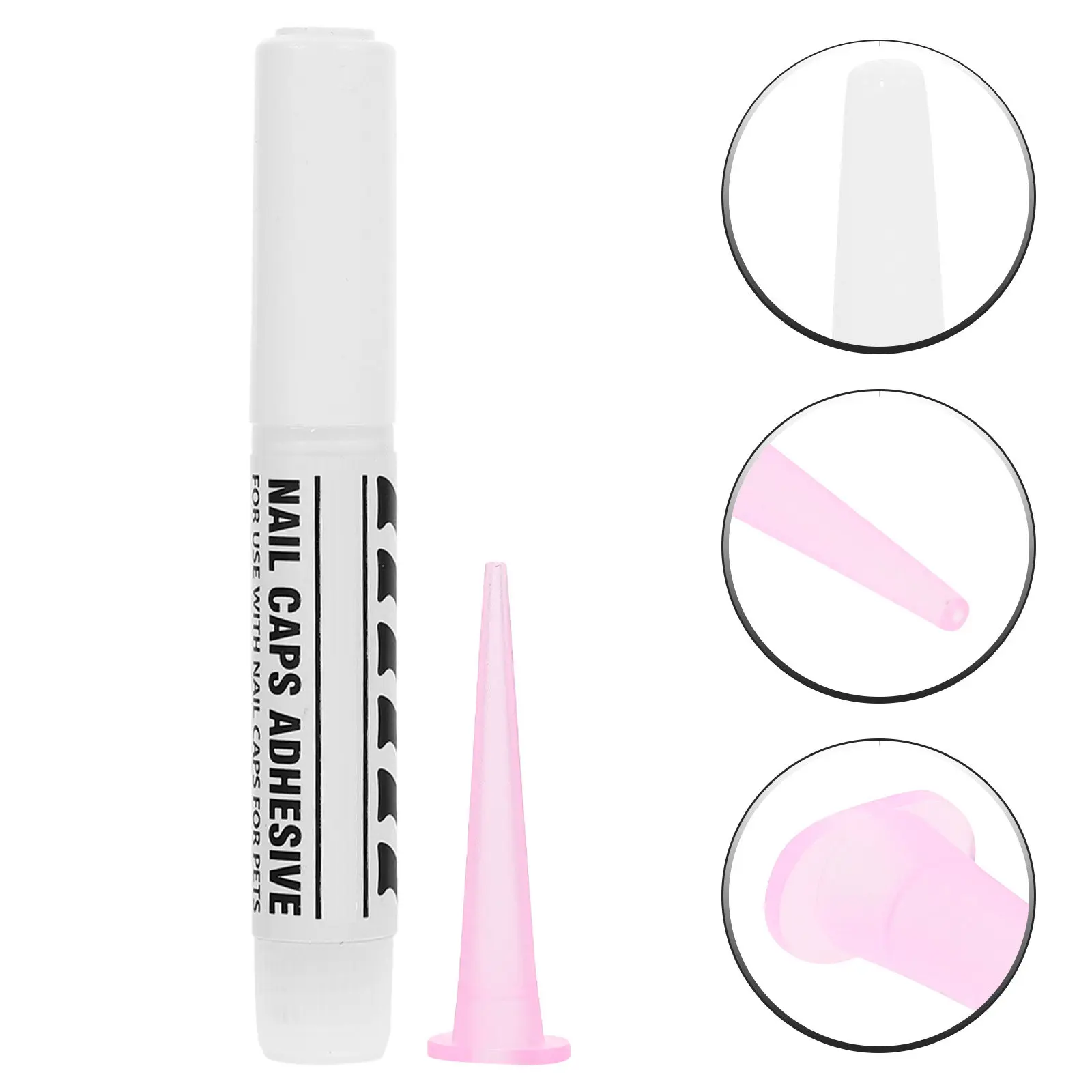 

20Pcs Pet Nail Glue Adhesive Gel for Claw Caps Protective Easy Use Nail Accessories for Dog Cat Scratch Prevention