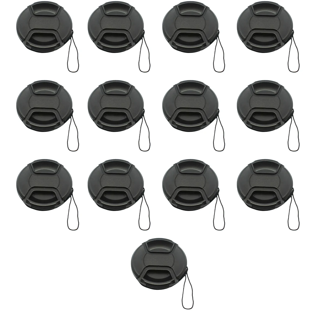 40.5/43/49/52/55/58/62/67/72/77/82mm Snap-on Camera Front Lens Cap Cover Protector Wordless Lens Cap Adapter Camera Accessories